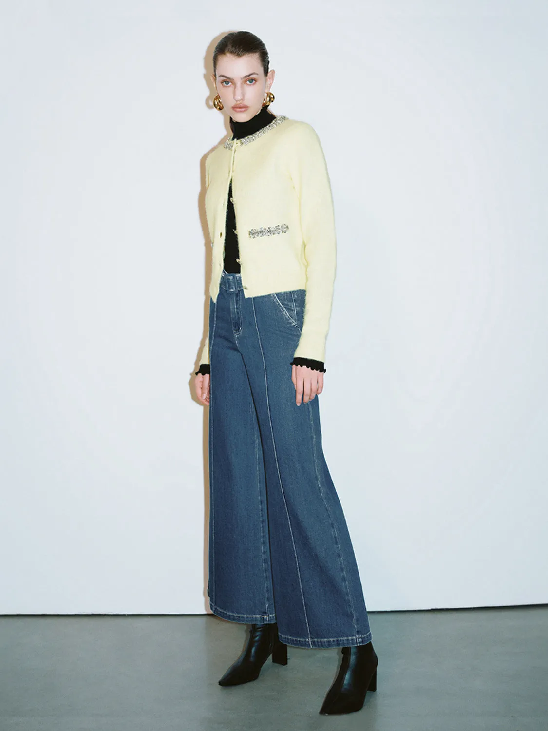 Cropped Knitted Cardigans sold by Urban Revivo product image thumbnail 4