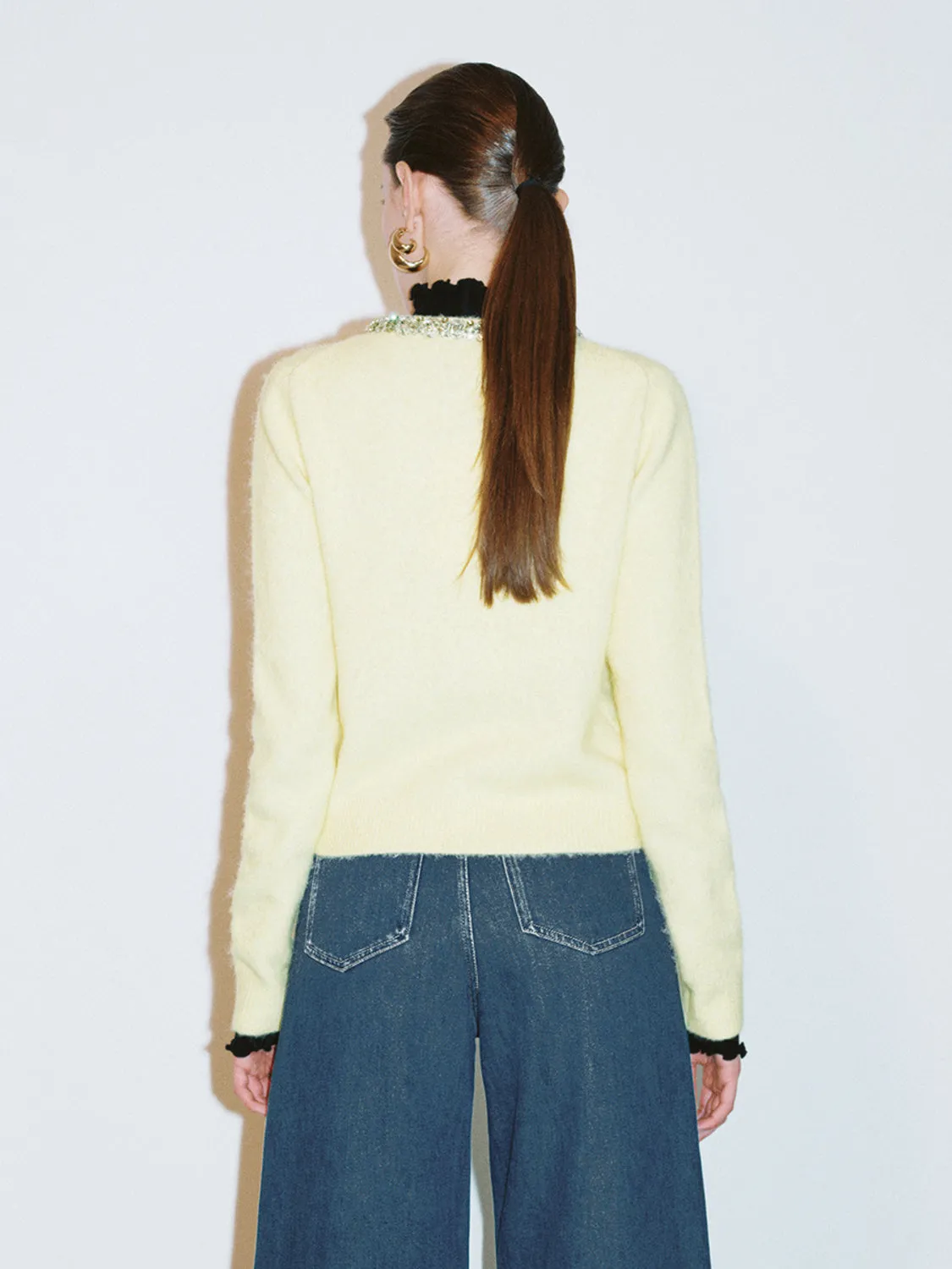 Cropped Knitted Cardigans sold by Urban Revivo product image thumbnail 2