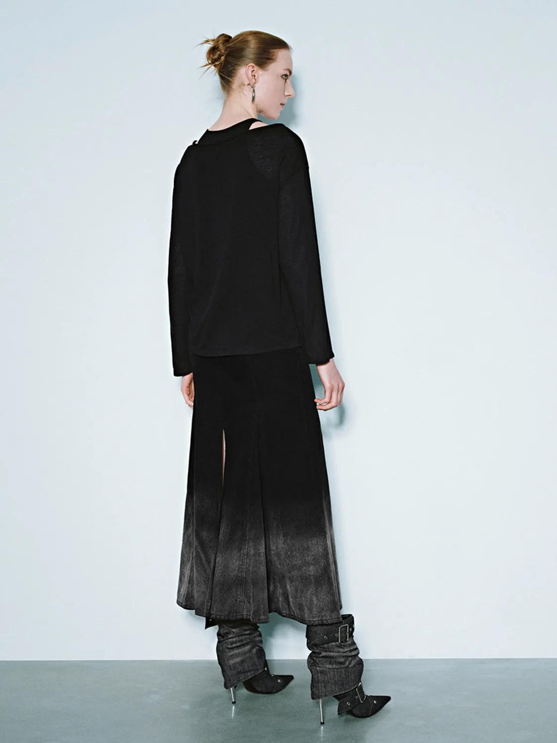 Denim Fishtail Skirts sold by Urban Revivo product image thumbnail 5