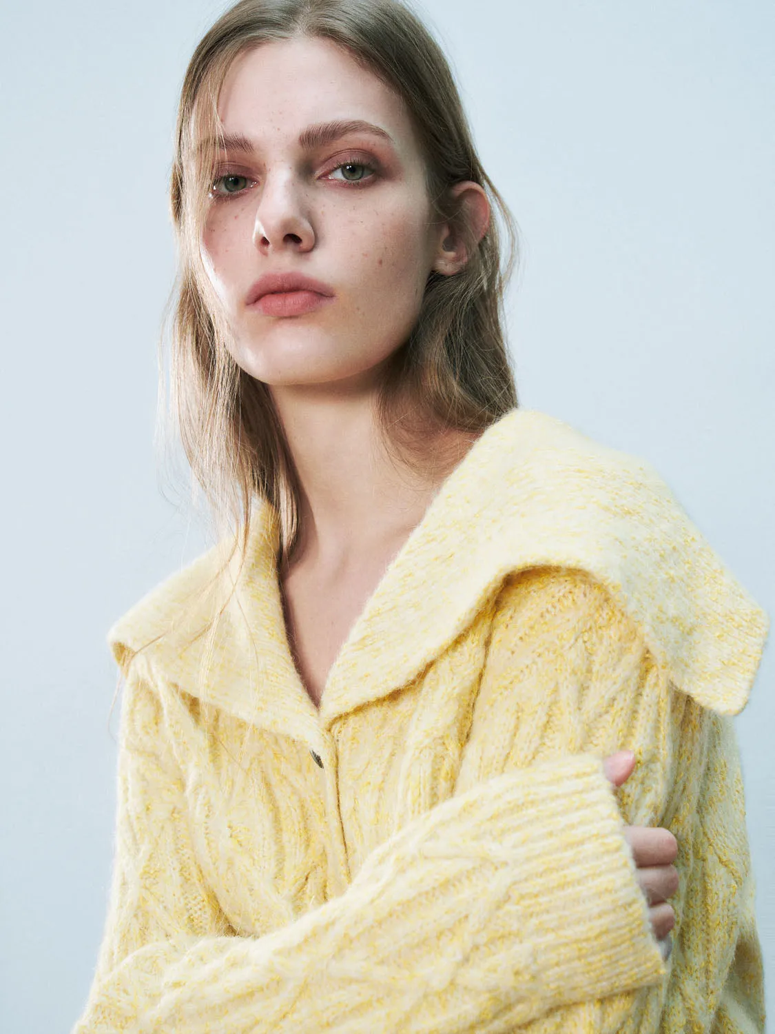 Lapel Knitted Cardigans sold by Urban Revivo product image thumbnail 3