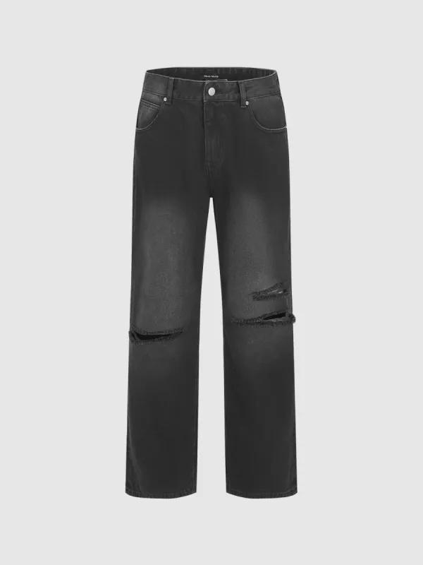 Ripped Denim Jeans sold by Urban Revivo