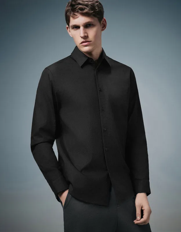 Button Up Straight Shirt sold by Urban Revivo