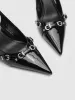 Kitten Heeled Pointed Toe Slingbacks sold by Urban Revivo