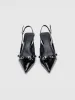 Kitten Heeled Pointed Toe Slingbacks sold by Urban Revivo