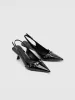 Kitten Heeled Pointed Toe Slingbacks sold by Urban Revivo