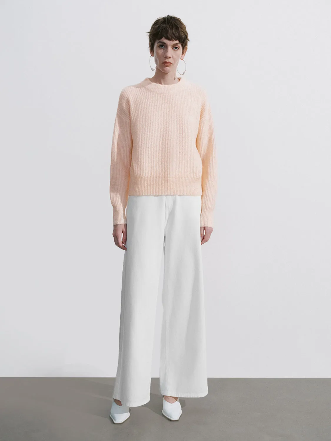 Crew Neck Ribbed Knitted T-Shirts sold by Urban Revivo product image thumbnail 4