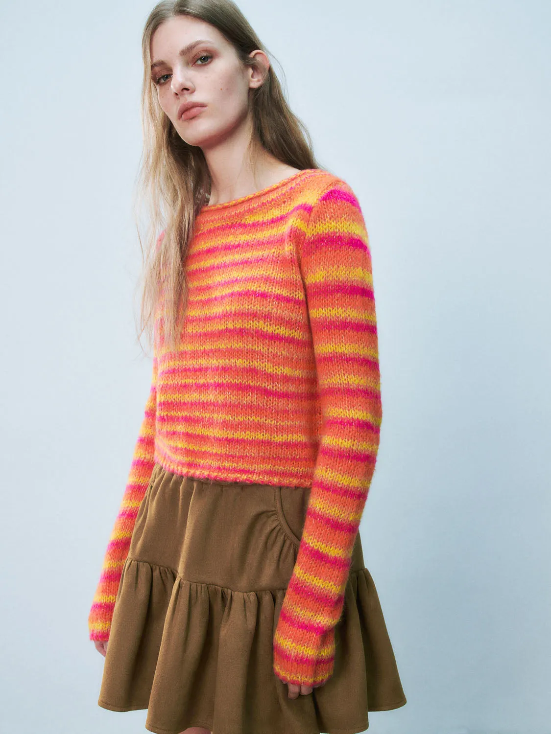 Crew Neck Knitted T-Shirts sold by Urban Revivo product image thumbnail 4