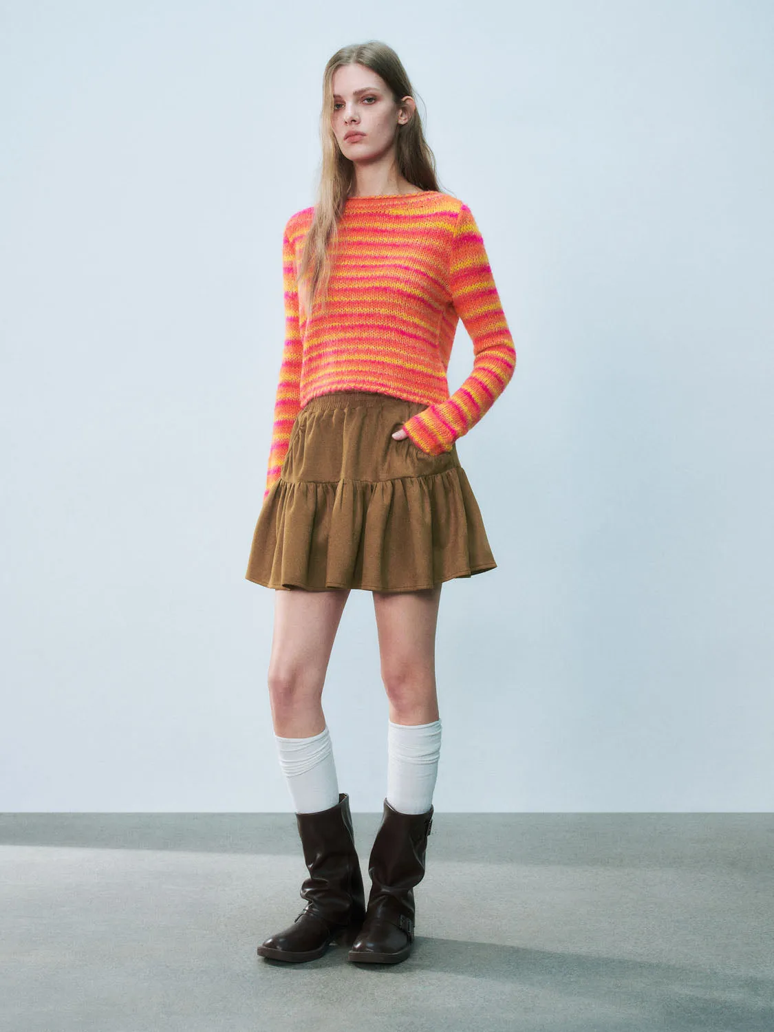 Crew Neck Knitted T-Shirts sold by Urban Revivo product image thumbnail 2