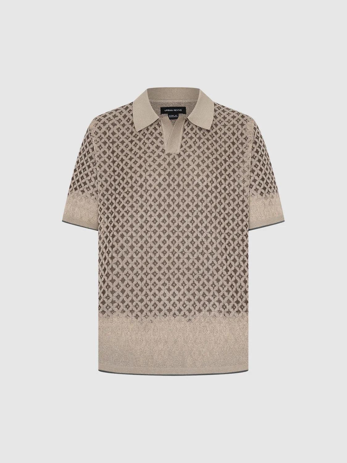 Lapel Knitted T-Shirts sold by Urban Revivo product image thumbnail 3