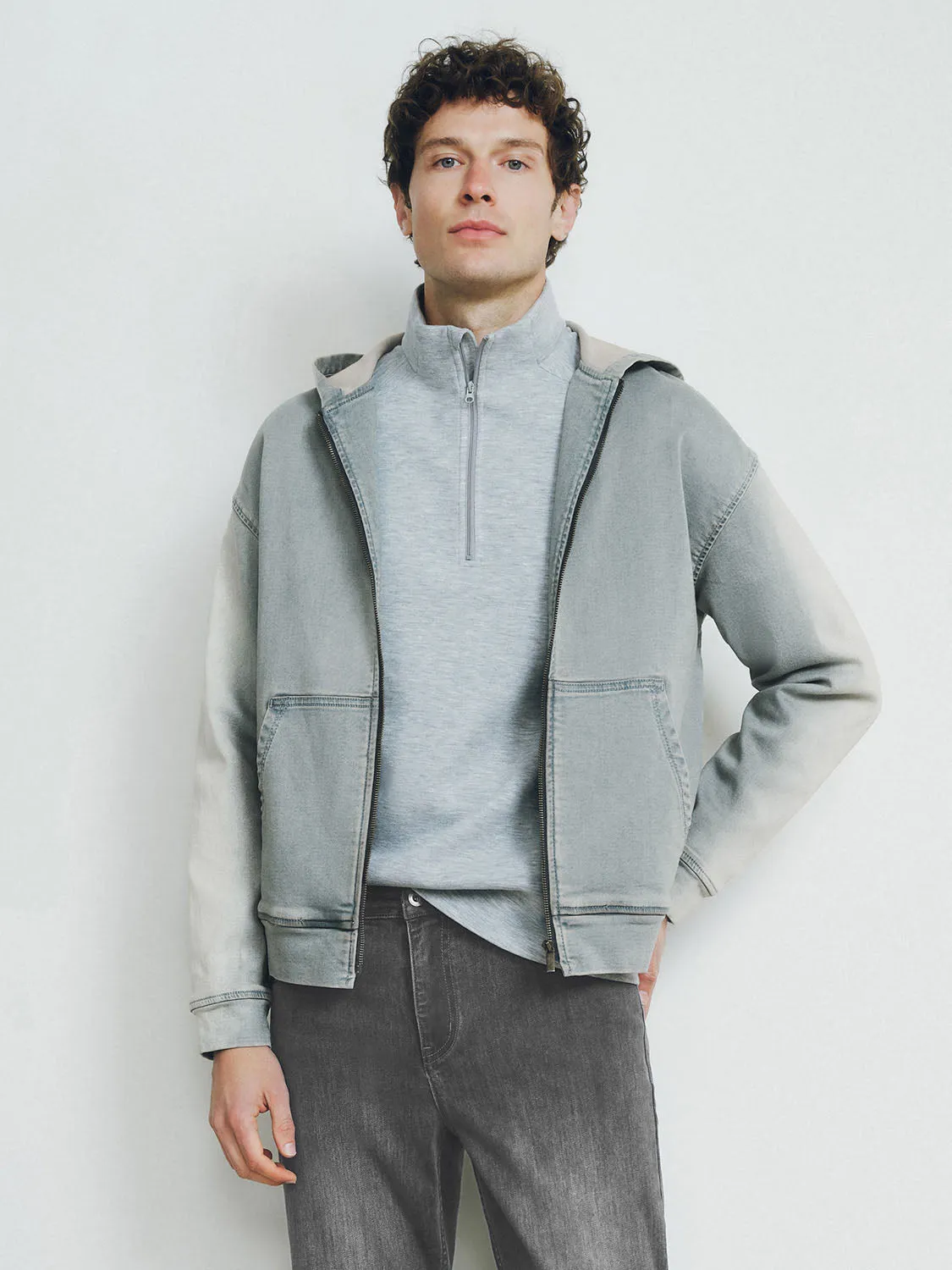 Hoodie Denim Jackets sold by Urban Revivo