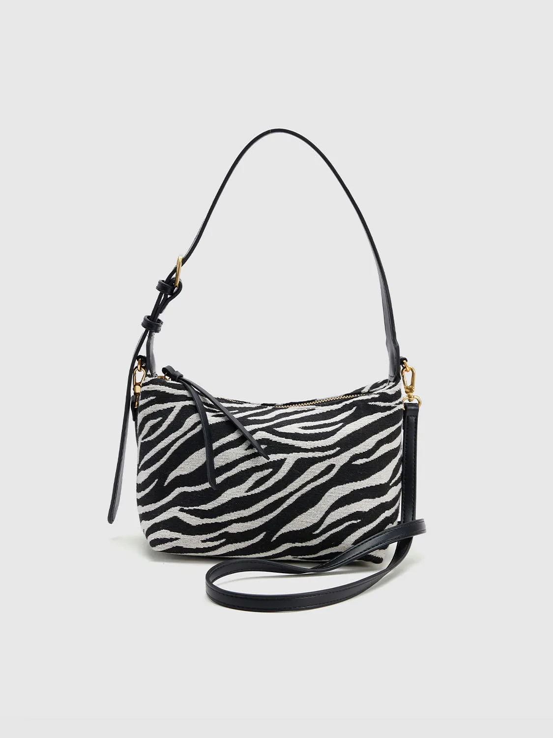 Zebra Printed Shoulder Bags sold by Urban Revivo