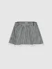 Lace Hem Checkered A-Line Skirts sold by Urban Revivo
