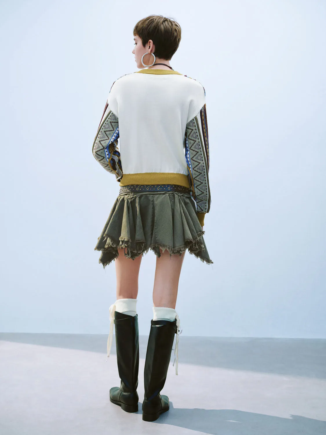 Ruched Mini A-Line Skirts sold by Urban Revivo product image thumbnail 5