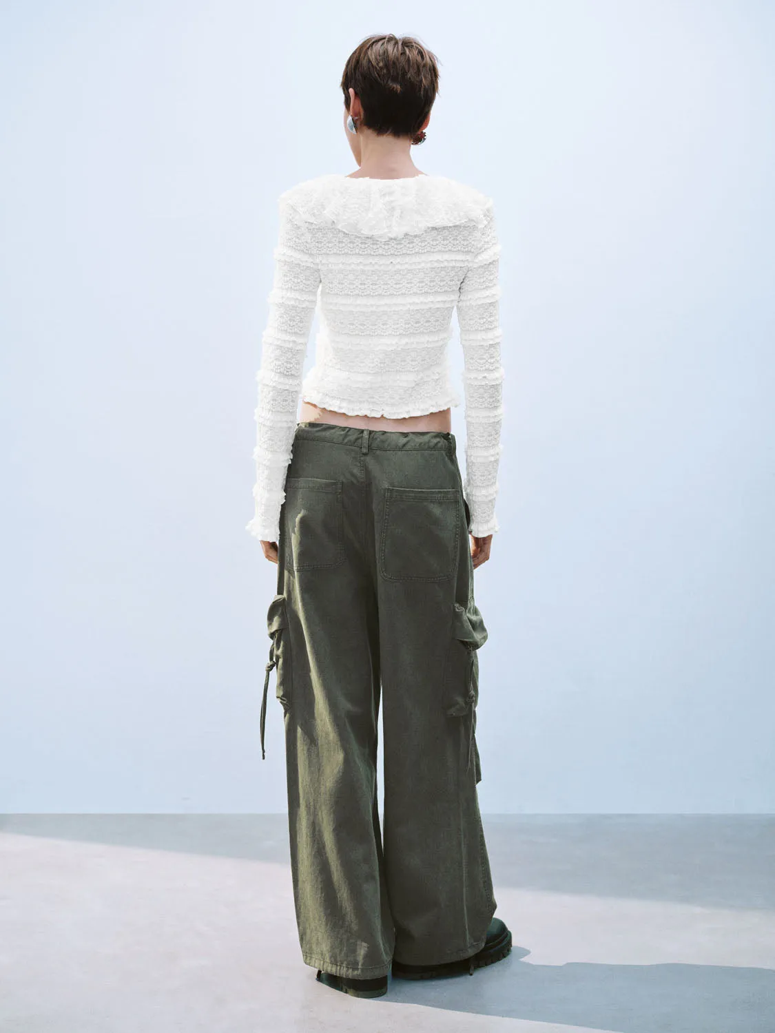Wide-Leg Pants sold by Urban Revivo product image thumbnail 4