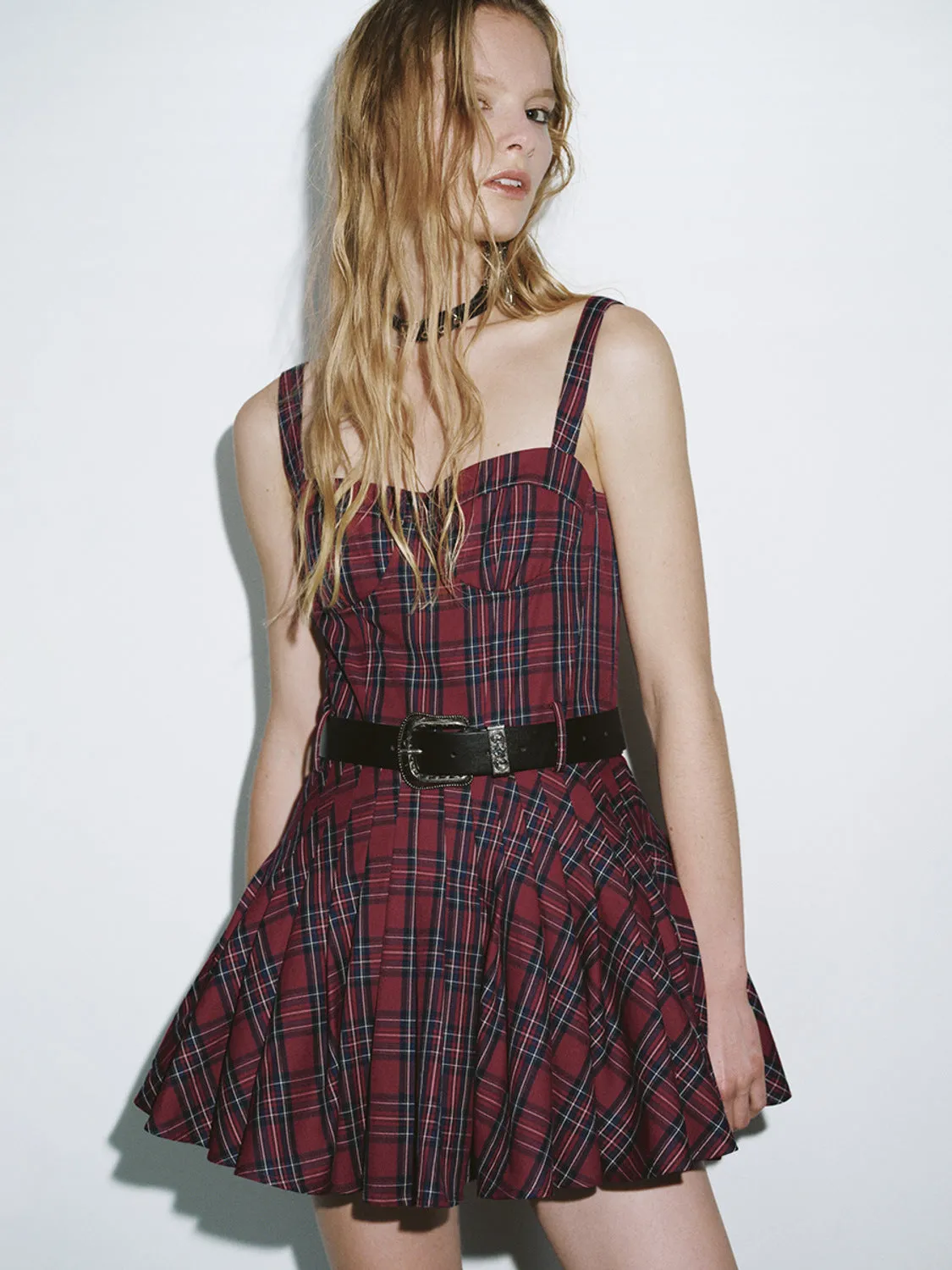 Cami Pleated A-Line Dresses sold by Urban Revivo product image thumbnail 3