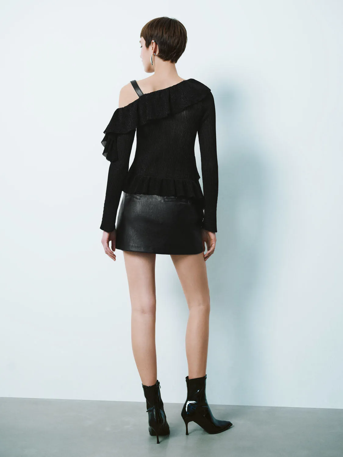 Cold Shoulder Knitted T-Shirts sold by Urban Revivo product image thumbnail 4