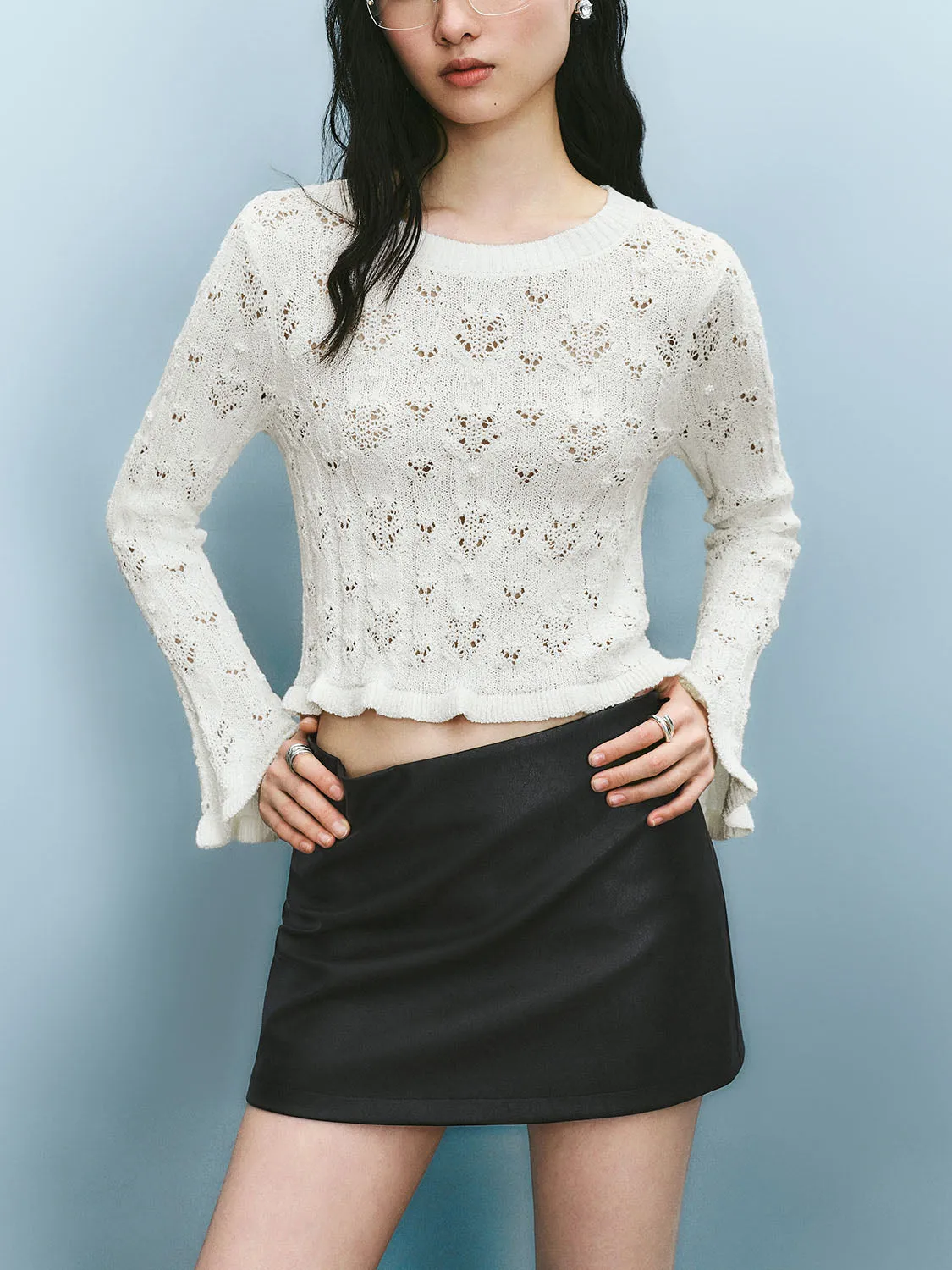 Knitted Long Sleeve T-Shirts sold by Urban Revivo