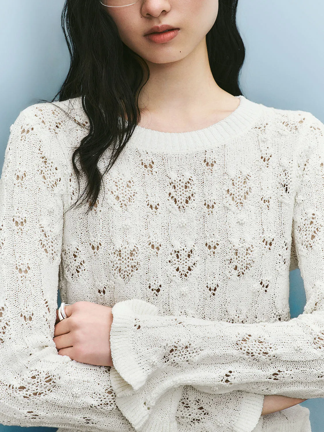 Knitted Long Sleeve T-Shirts sold by Urban Revivo product image thumbnail 5