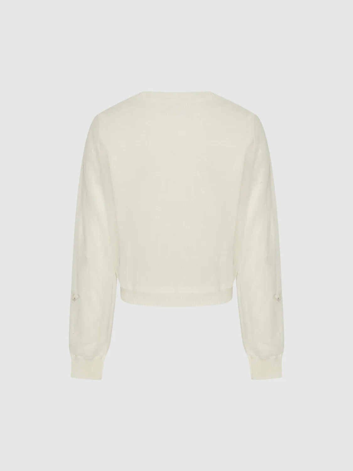 Crew Neck Knitted Cardigans sold by Urban Revivo product image thumbnail 2