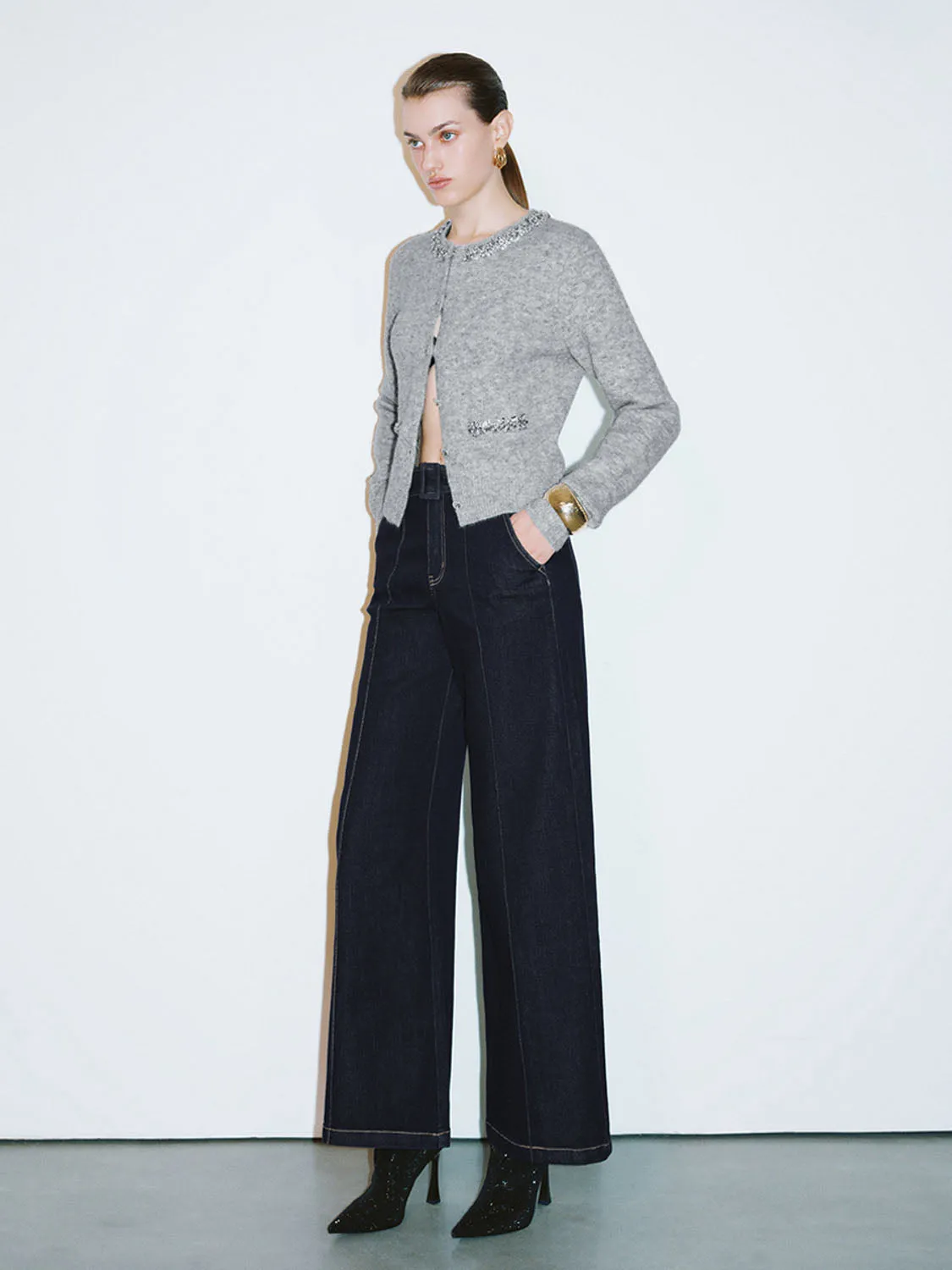 Button Up Knitted Cardigans sold by Urban Revivo product image thumbnail 4