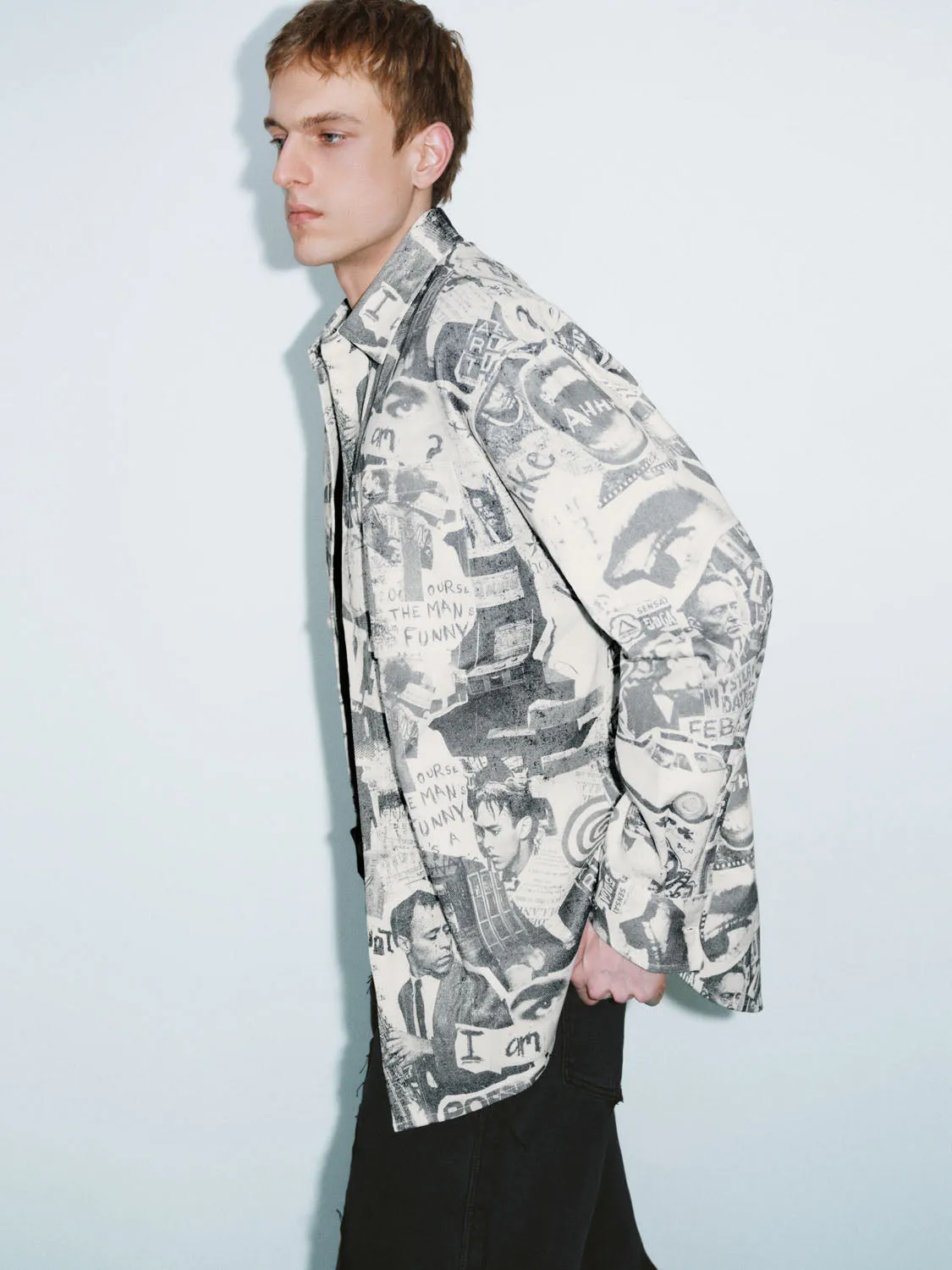 Oversized Long Sleeve Shirts sold by Urban Revivo product image thumbnail 2