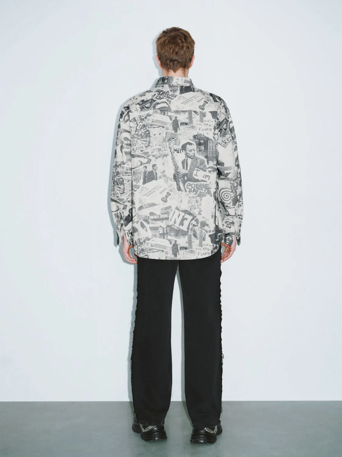 Oversized Long Sleeve Shirts sold by Urban Revivo product image thumbnail 4