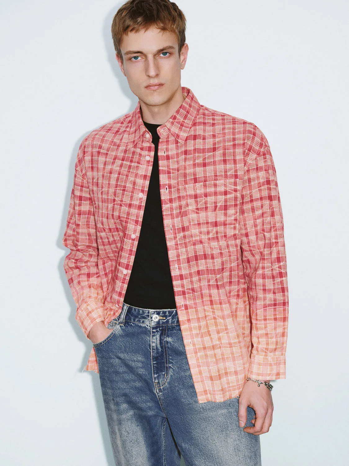 Plaid Long Sleeve Shirts sold by Urban Revivo