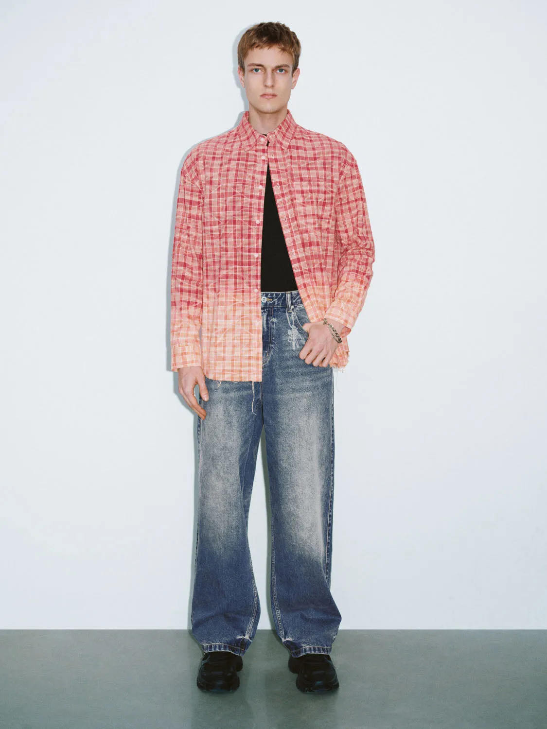 Plaid Long Sleeve Shirts sold by Urban Revivo product image thumbnail 5