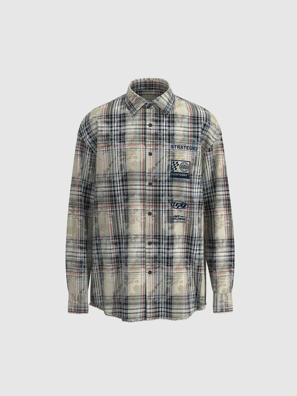 Plaid Long Sleeve Shirts sold by Urban Revivo