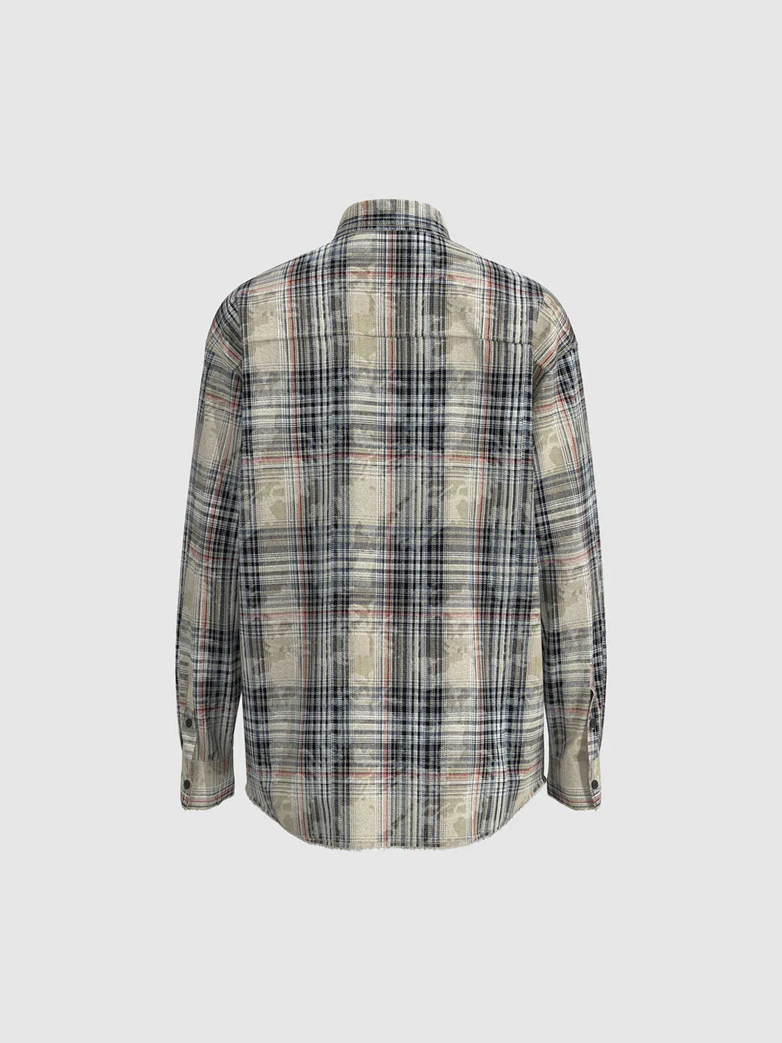 Plaid Long Sleeve Shirts sold by Urban Revivo product image thumbnail 2