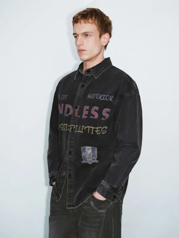 Loose Denim Shirts made by Urban Revivo