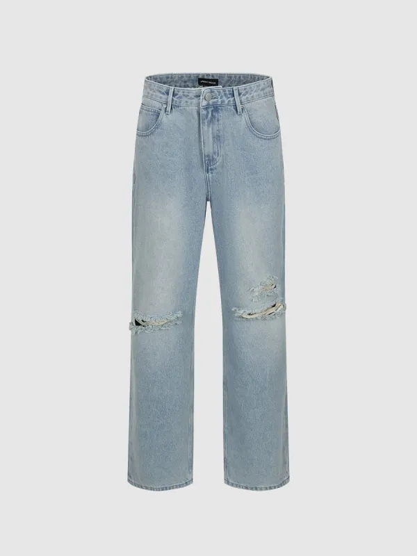 Ribbed Denim Jeans sold by Urban Revivo