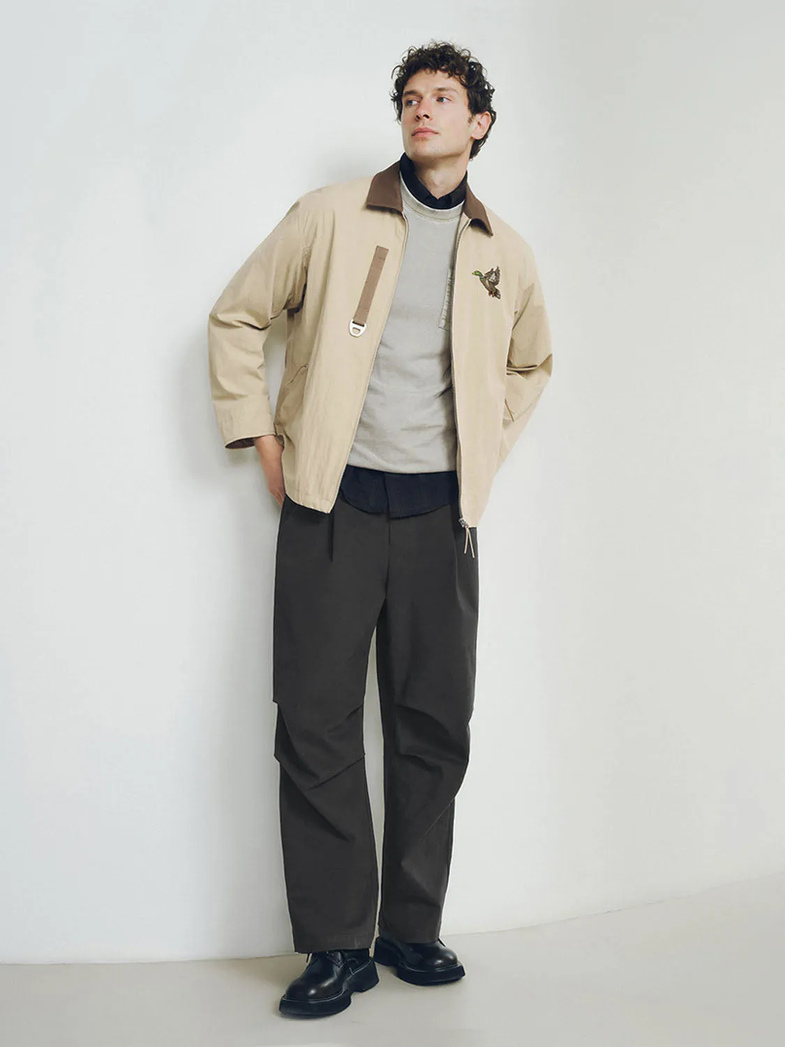 Zip Up Front Jackets sold by Urban Revivo product image thumbnail 4