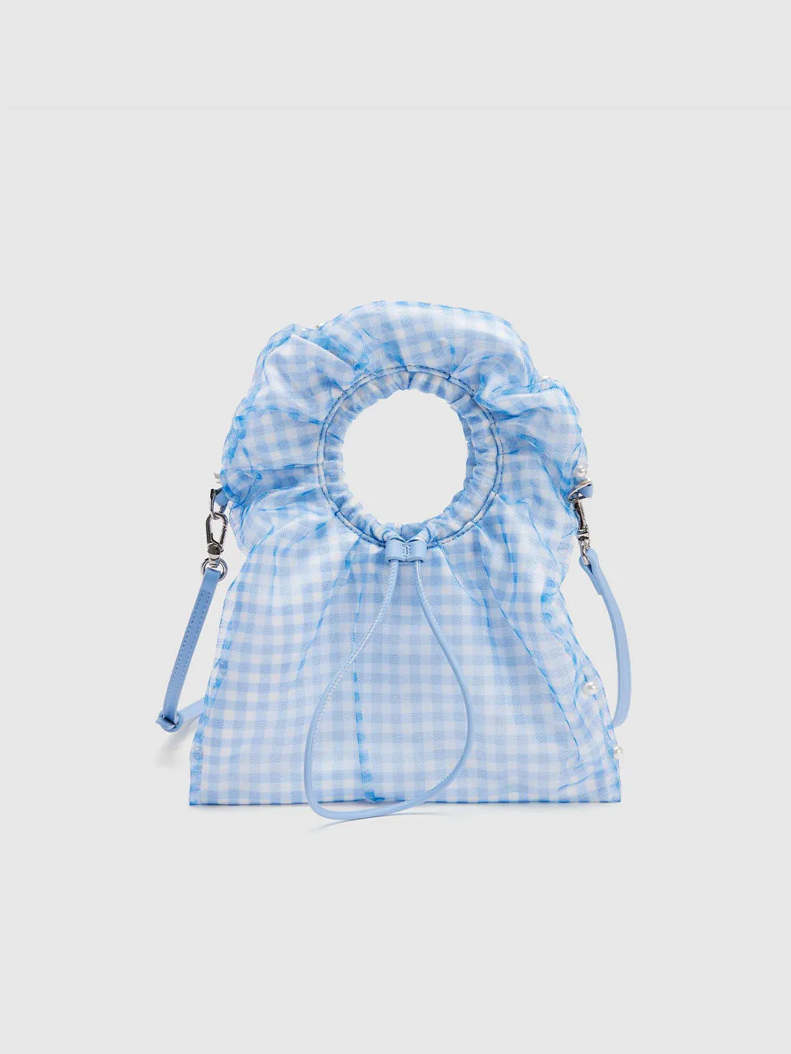 Plaid Pearl Decor Shoulder Bags sold by Urban Revivo product image thumbnail 3