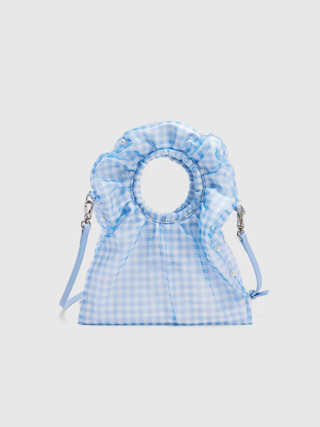 Plaid Pearl Decor Shoulder Bags sold by Urban Revivo