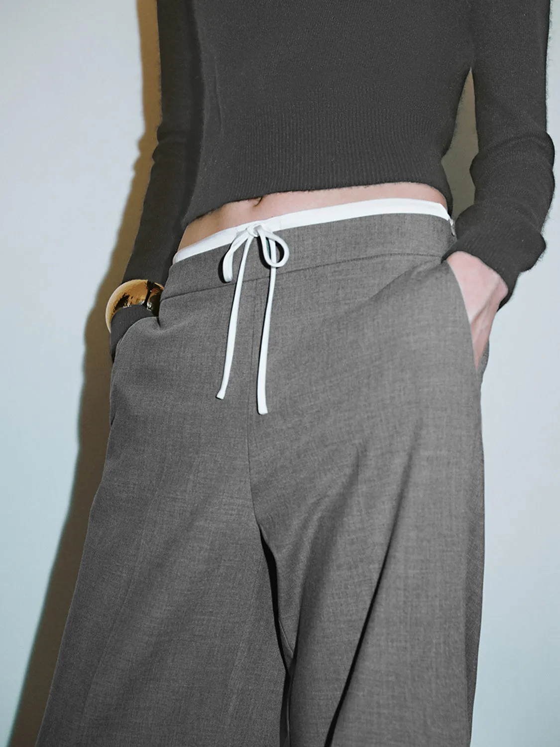 Wide-Leg Pants sold by Urban Revivo product image thumbnail 4