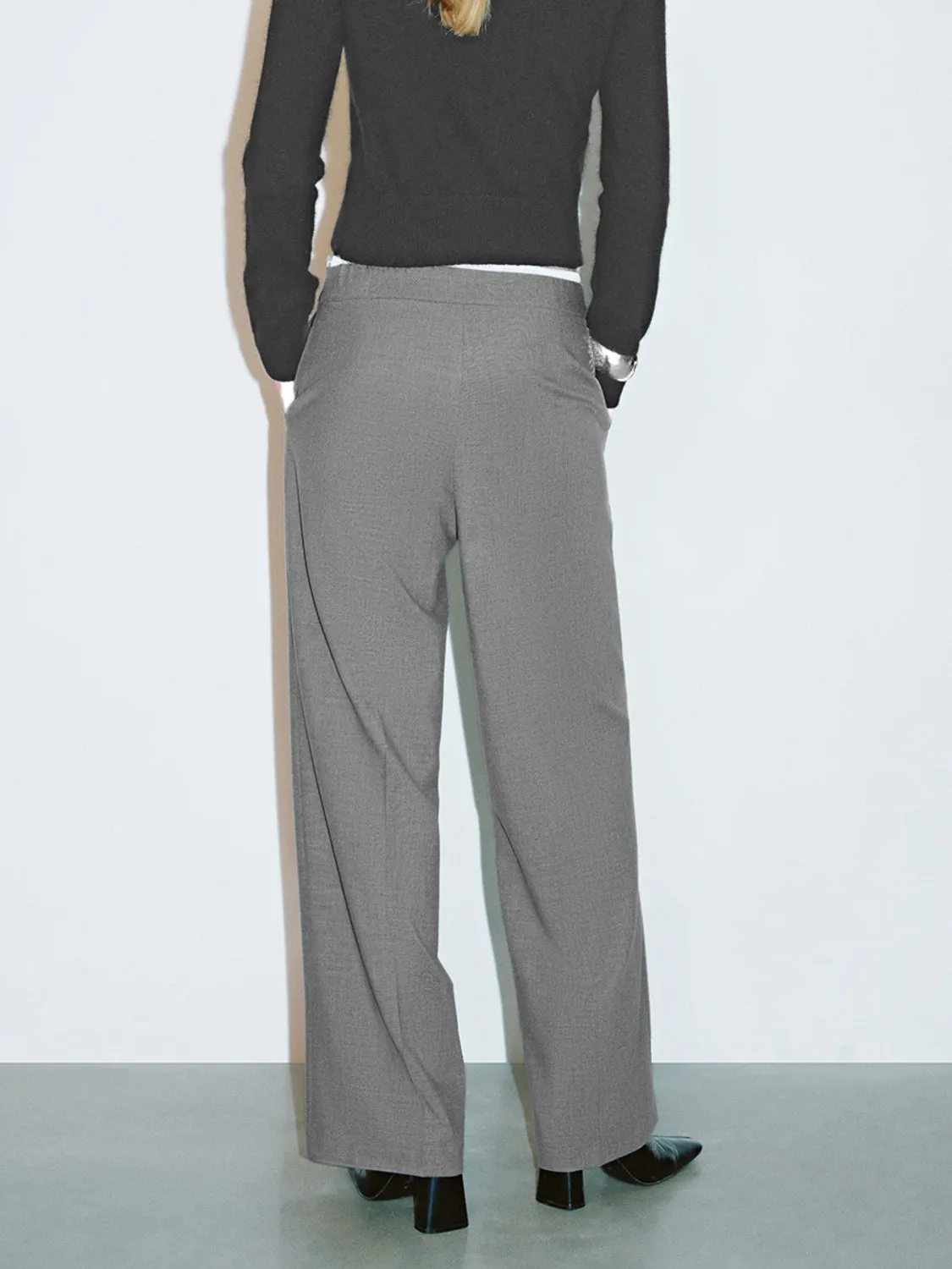 Wide-Leg Pants sold by Urban Revivo product image thumbnail 3