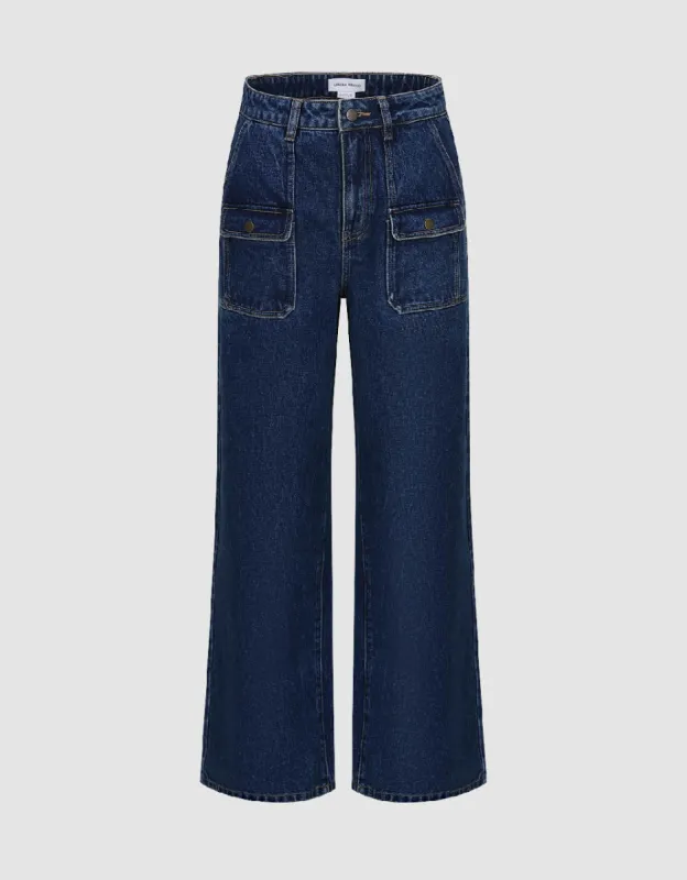 Wide-Leg Jeans sold by Urban Revivo