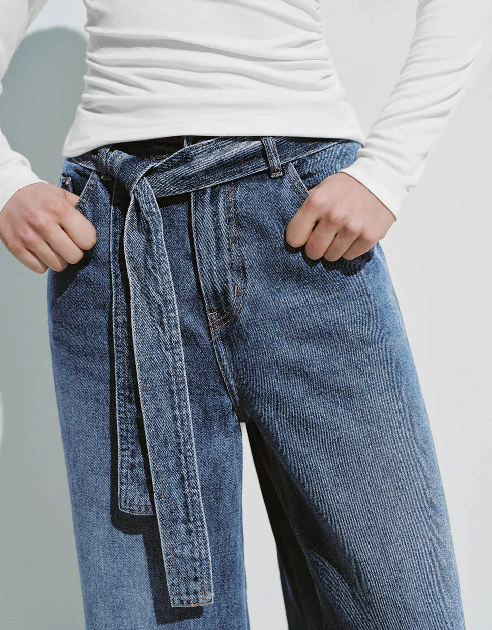 Wide-Leg Jeans sold by Urban Revivo product image thumbnail 5