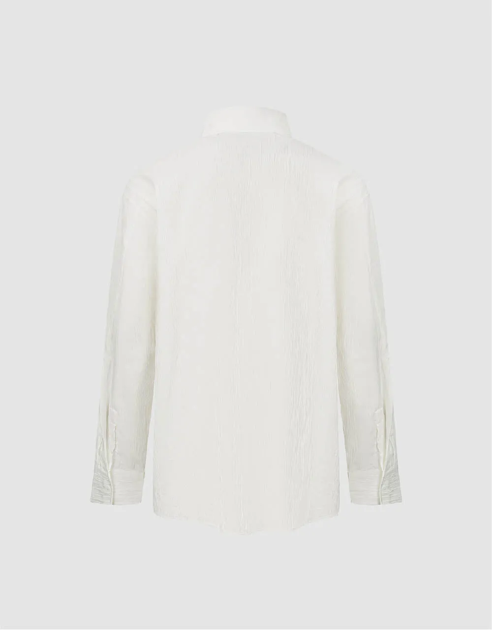 Textured Button Up Loose Shirt sold by Urban Revivo product image thumbnail 5