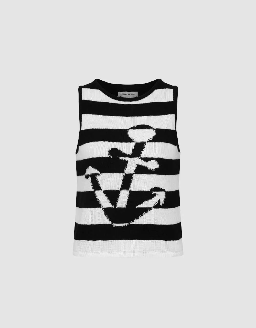 Striped Knitted Tank Top sold by Urban Revivo product image thumbnail 4