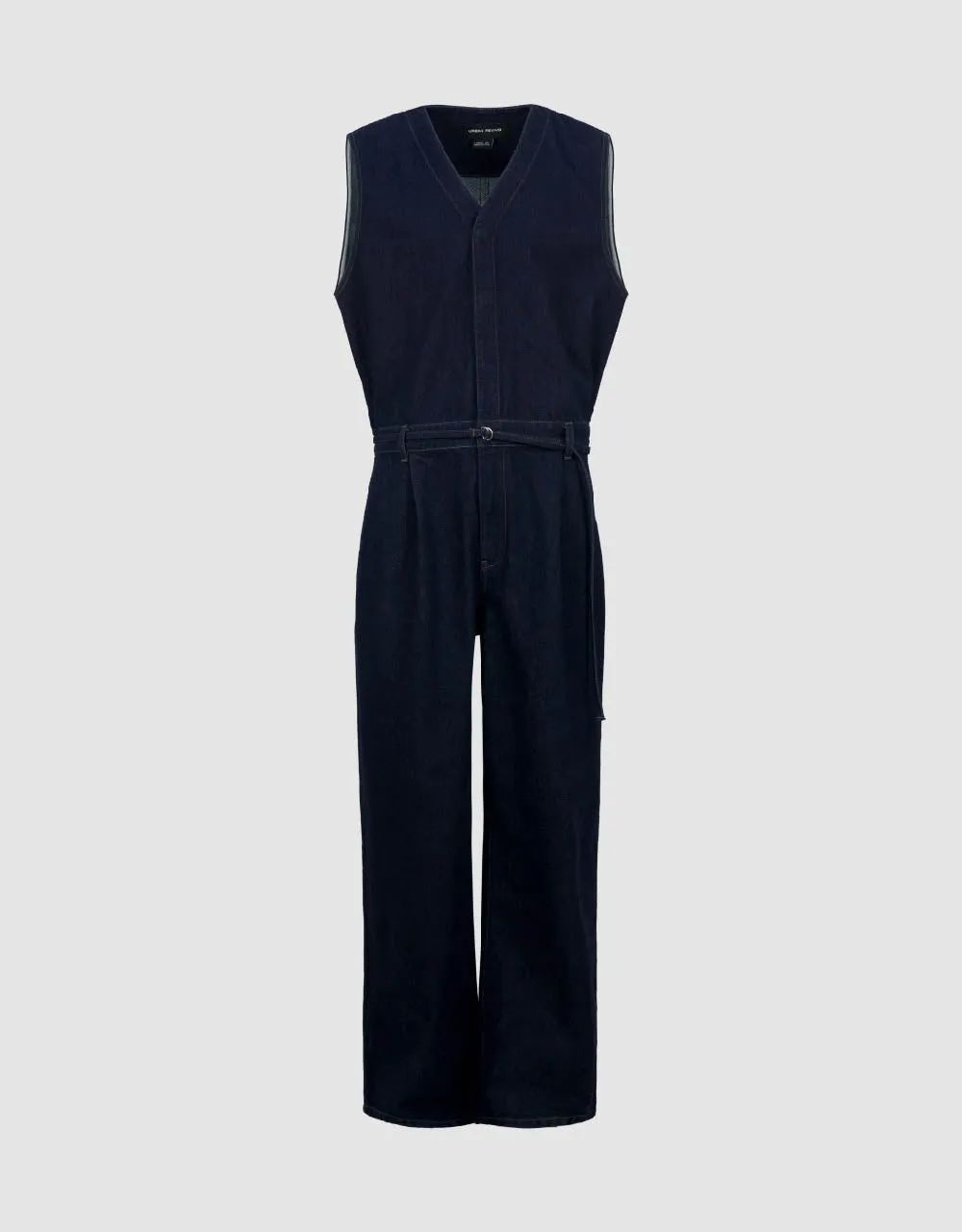 Sleeveless Denim Jumpsuit sold by Urban Revivo product image thumbnail 4