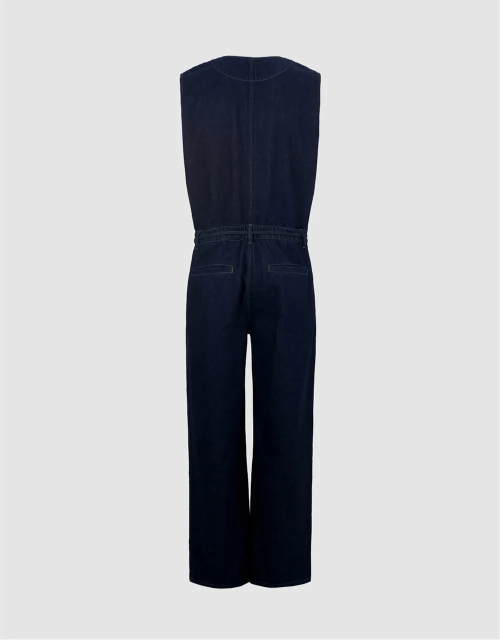 Sleeveless Denim Jumpsuit sold by Urban Revivo product image thumbnail 5