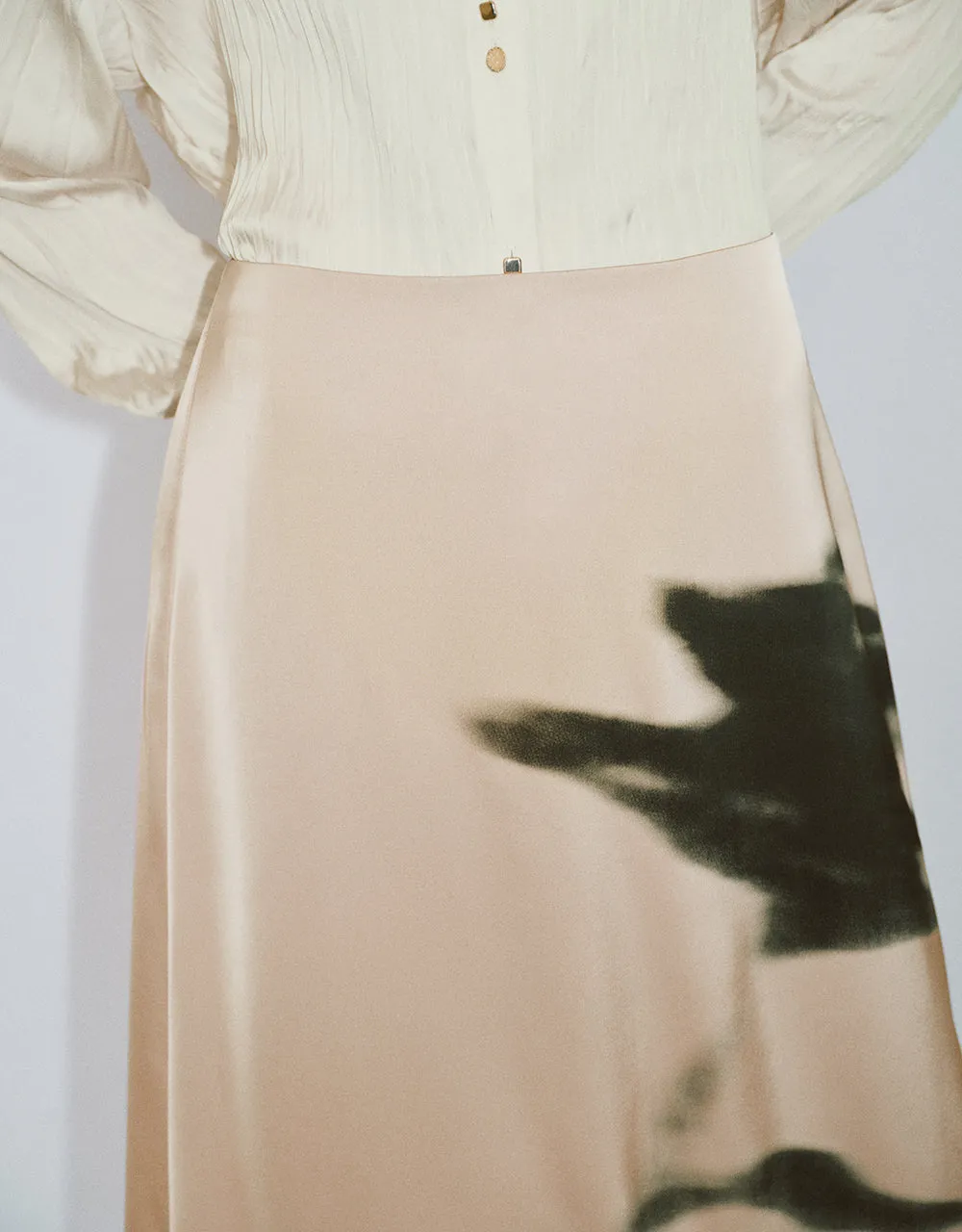 Printed Midi A-Line Skirt sold by Urban Revivo product image thumbnail 5