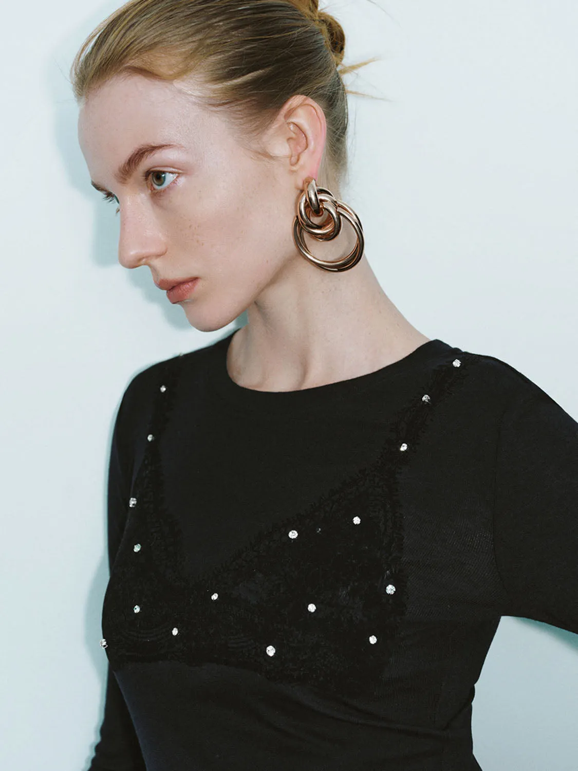 Crew Neck Skinny T-Shirts sold by Urban Revivo product image thumbnail 5