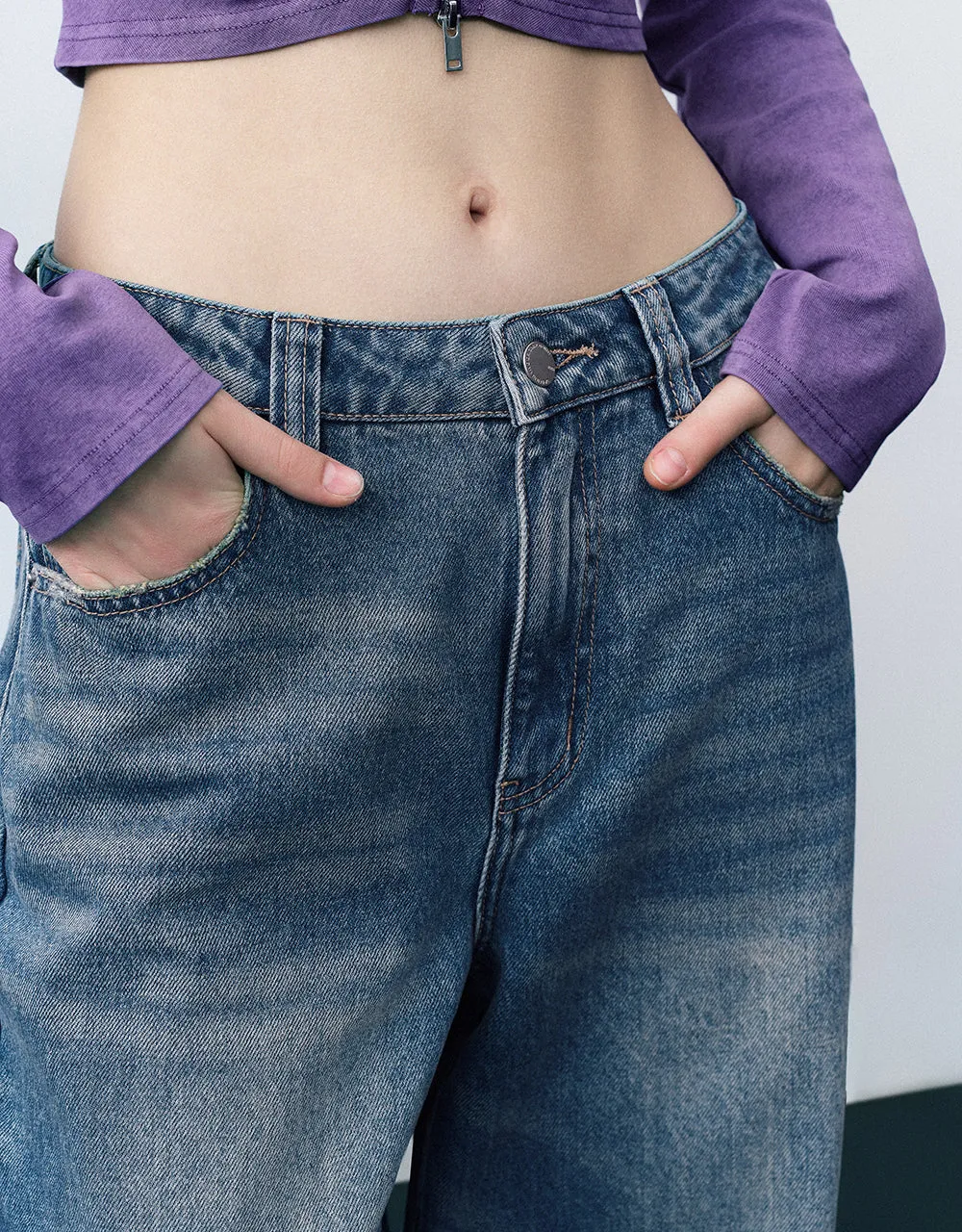 Carrot Fit Pants Jeans sold by Urban Revivo product image thumbnail 5