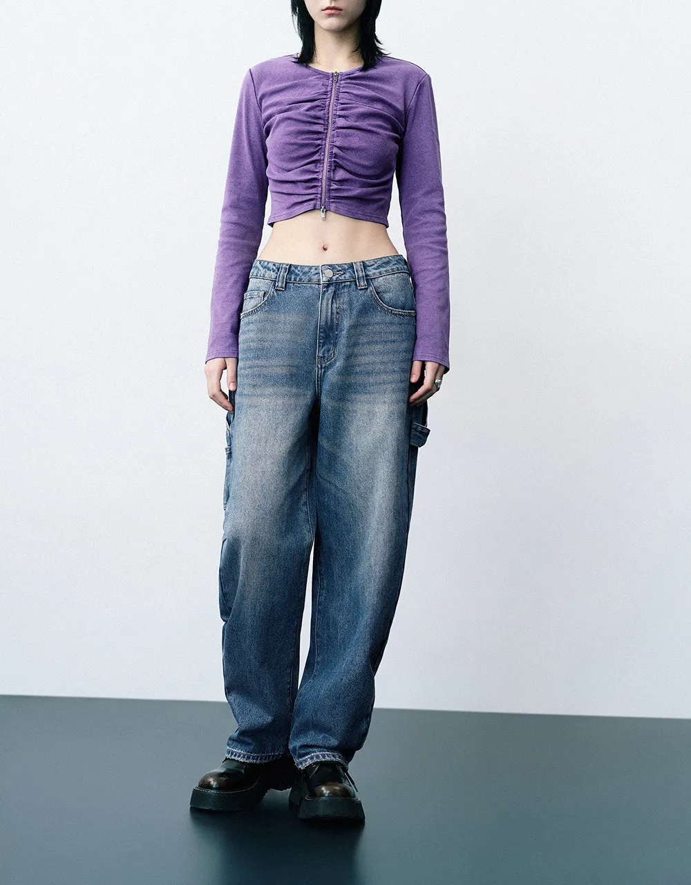 Carrot Fit Pants Jeans sold by Urban Revivo product image thumbnail 3