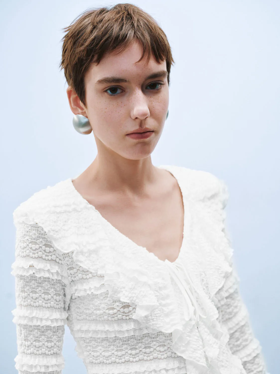 Ruffle Hem Shirts sold by Urban Revivo product image thumbnail 3