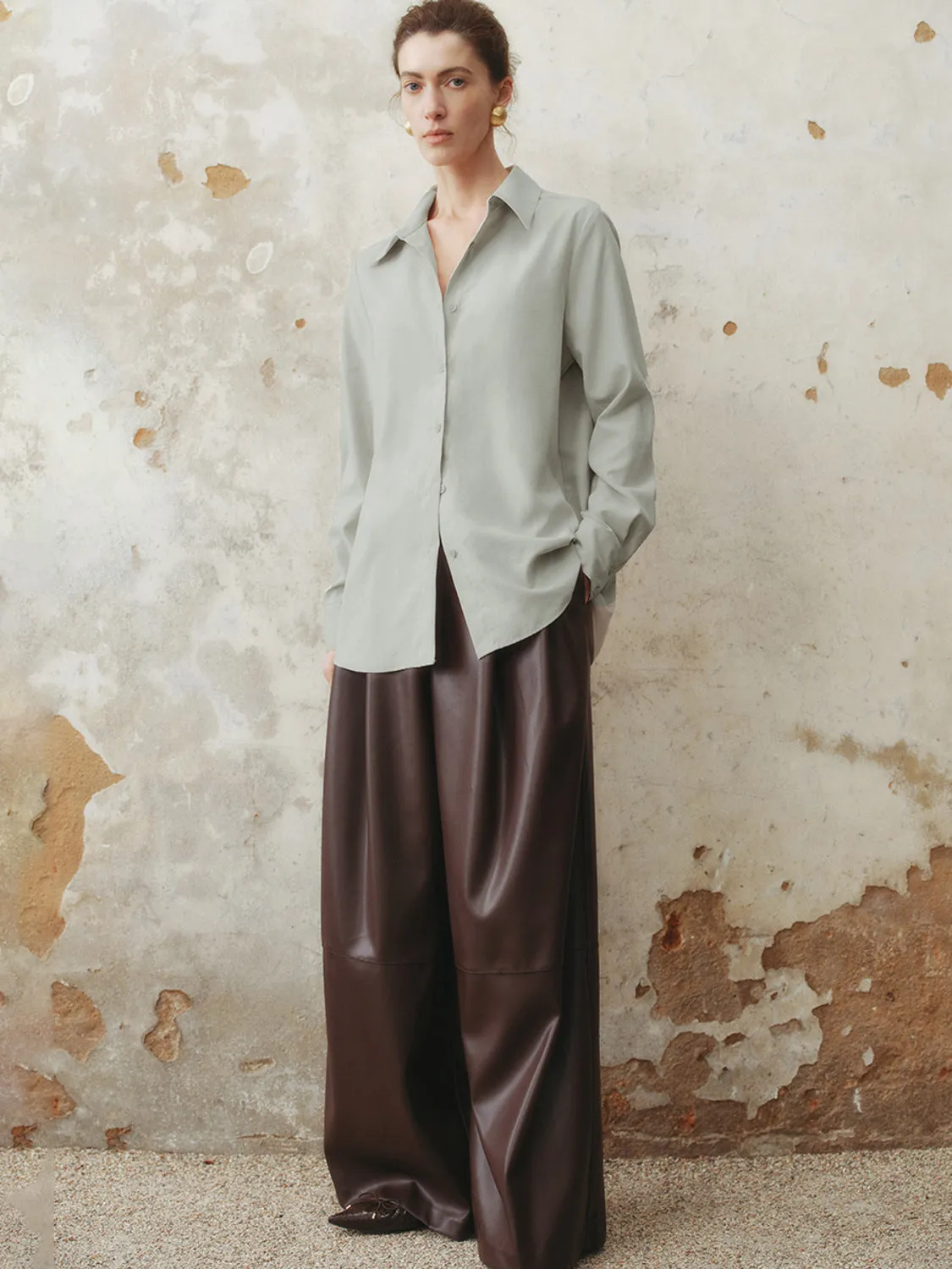 Loose Long Sleeve Shirts sold by Urban Revivo