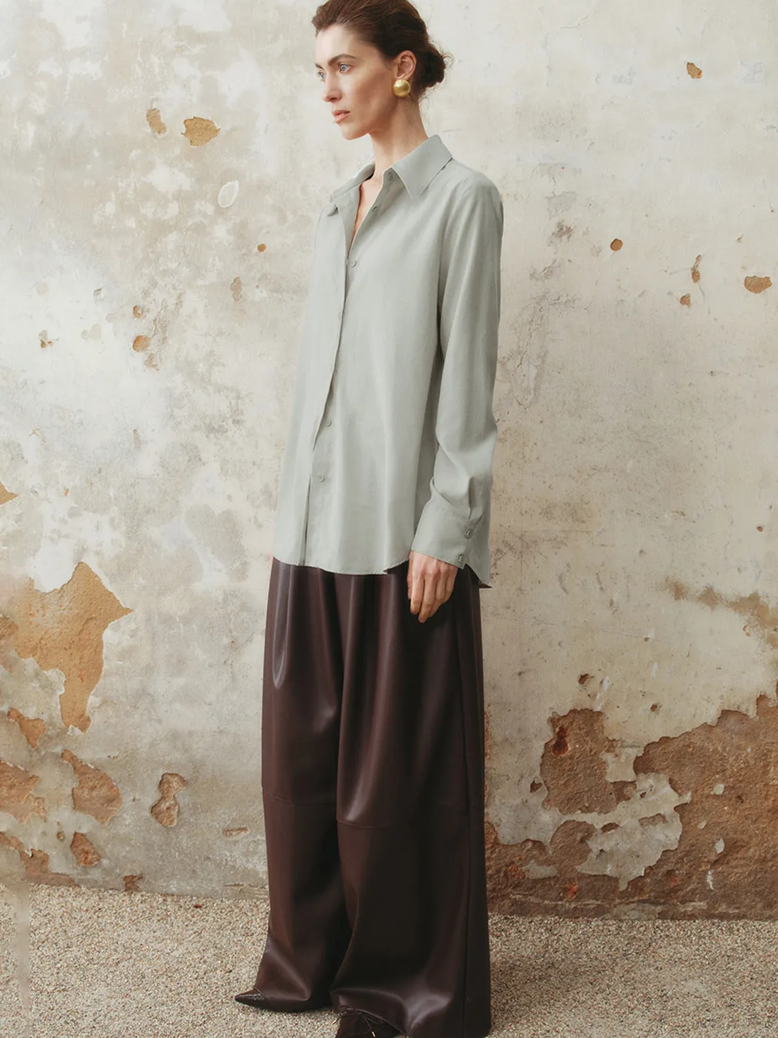 Loose Long Sleeve Shirts sold by Urban Revivo product image thumbnail 4